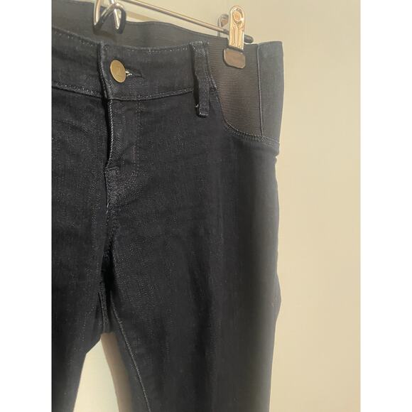 Isabel by Ingrid and Isabel Jeans Women's Sz 4 Dark Denim Maternity Jegging - Picture 2 of 5